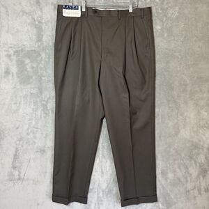 NWT Polo Ralph Lauren Dress Pants Mens 38x32 (Inseam 31) Taupe Pleated Cuffed